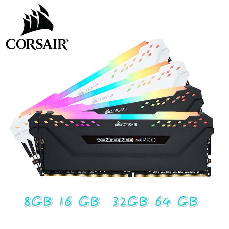 CORSAIR Vengeance RGB PRO DDR4 RAM 8GB 3000MHz DIMM Desktop Memory Support Motherboard 8g 16g ddr4 3200 3600Mhz rgb ram 16gb 32g