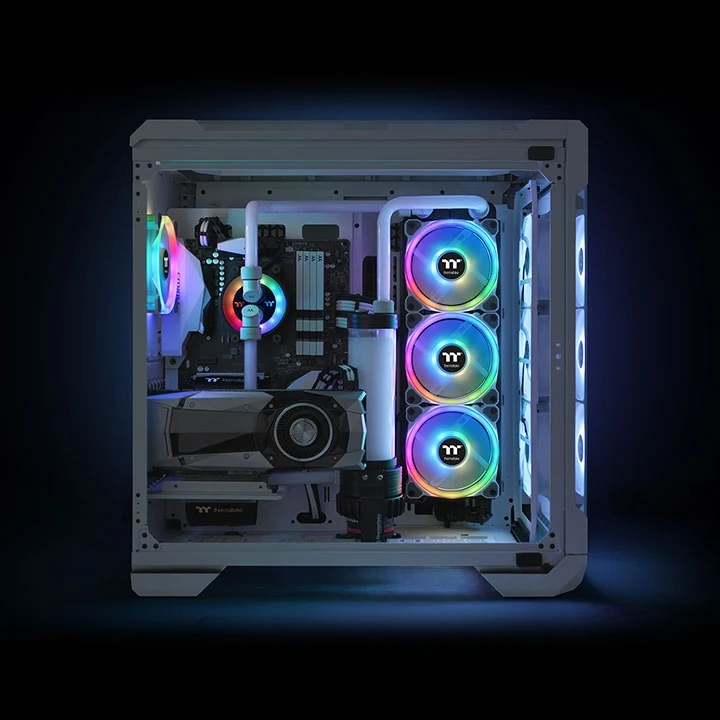 Riing Trio 12 RGB Snow White Gehäuselüfter (3-Fan Pack)