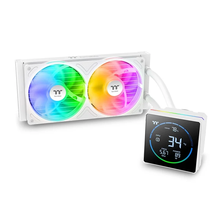 TH240-S V3 ARGB AIO Wasserkühlung - Segment-LCD-Display