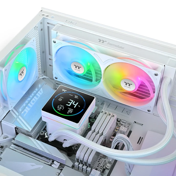 TH240-S V3 ARGB AIO Wasserkühlung - Segment-LCD-Display