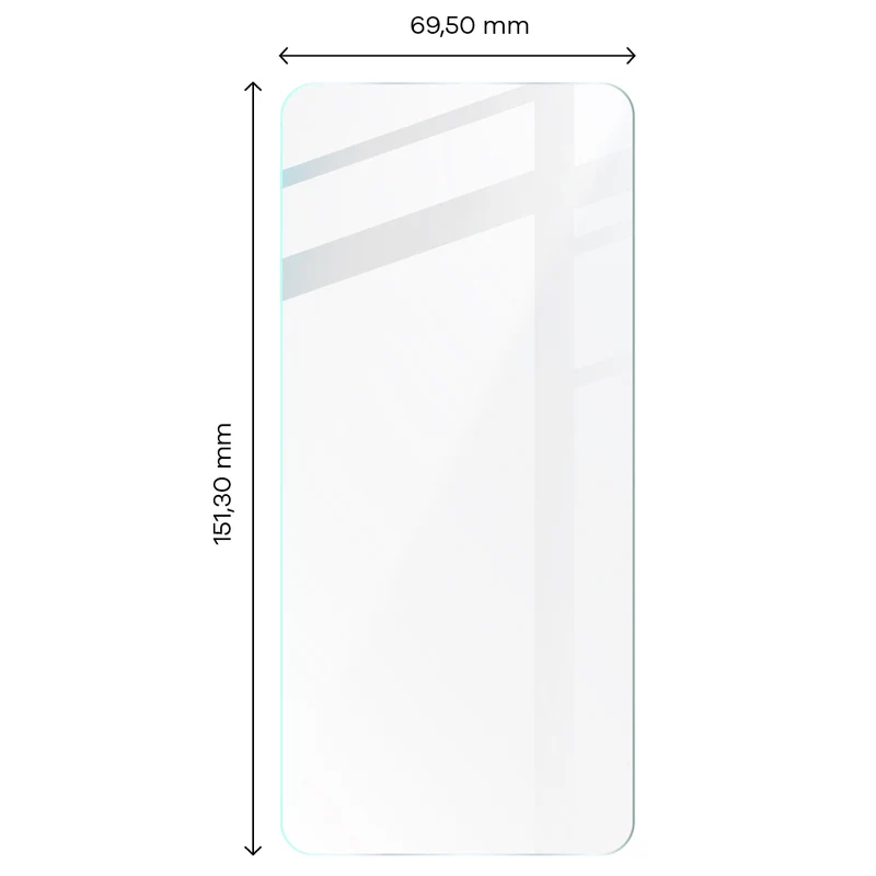 Gehärtetes Glas - 3 Stück + Kameraschutz für Galaxy A54 5G, Bizon Glass Clear Pack