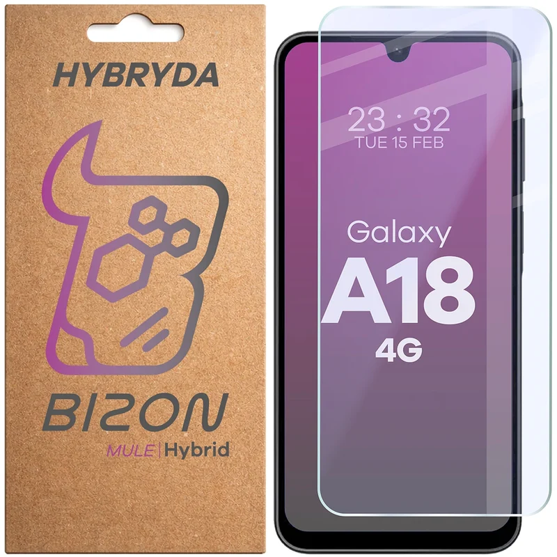 Flexibles Hybridglas für Galaxy A18 4G, Bizon Hybrid Mule