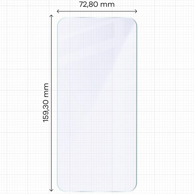 Flexibles Hybridglas für Galaxy A18 4G, Bizon Hybrid Mule