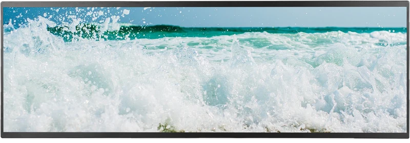 Ideal für Werbung: 37-Zoll-Breitbilddisplay mit einer Auflösung von 1920 (RGB) x 540 Pixeln