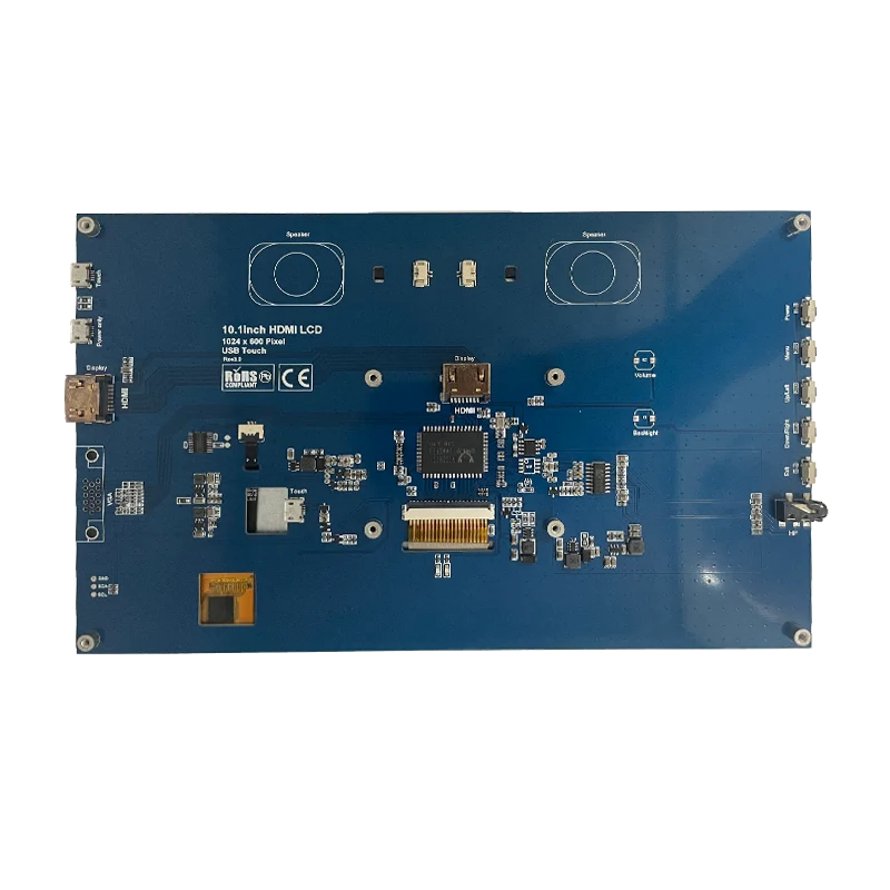 10.1 Zoll IPS 1024x600px TFT-Touchscreen mit 5-Punkt-Touch-Unterstützung
