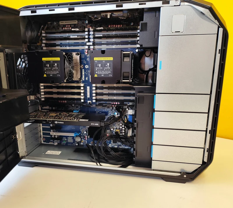 HP Z8 G4 Workstation Tower | 2x Intel Xeon Gold 6244 | Nvidia RTX 4000 8GB | SSD 1TB + 2TB |Windows 11 Pro