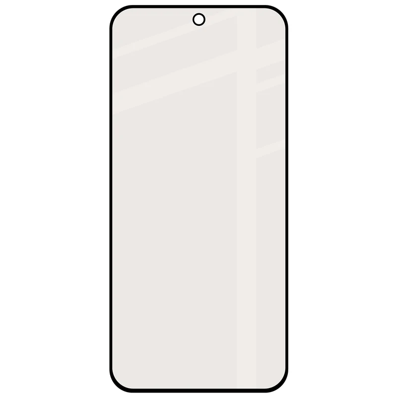 Mattes Hartglas für Xiaomi Redmi Note 17 Pro 5G / Pro Max 5G, Bizon Glass Matte, Schwarzer Rahmen