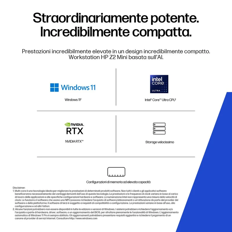 HP INC. Z2 MINI G1I ULTRA 7 265 32/1 RTX A1000 WIN11P 3YW