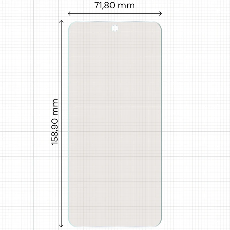Matte Folie für Vivo V70 Lite 5G, Bizon Film Matte Duo, 2 Stück