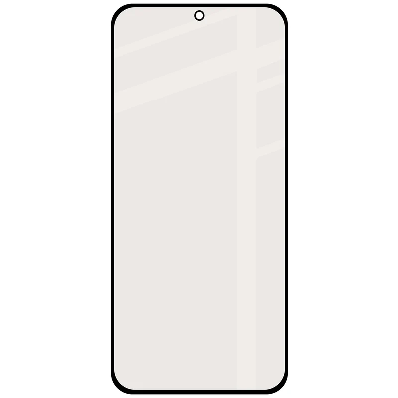 Mattes Hartglas für Xiaomi Redmi Note 17 4G/5G, Bizon Glass Matte, Schwarzer Rahmen