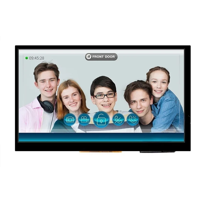 7.0 Zoll IPS-Display mit hoher Helligkeit, 1024 x 600 Pixel TFT-Bildschirm (ohne Touchscreen)