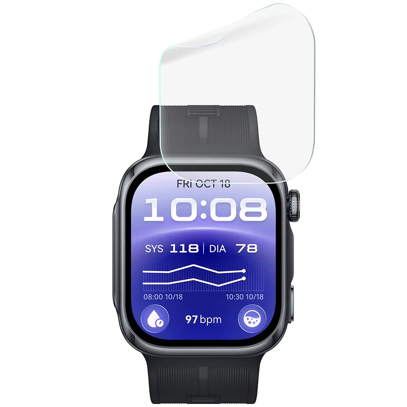 Schutzfolie für den Bildschirm für Huawei Watch D3, Bizon Watch HydroFlex, 3 Stück