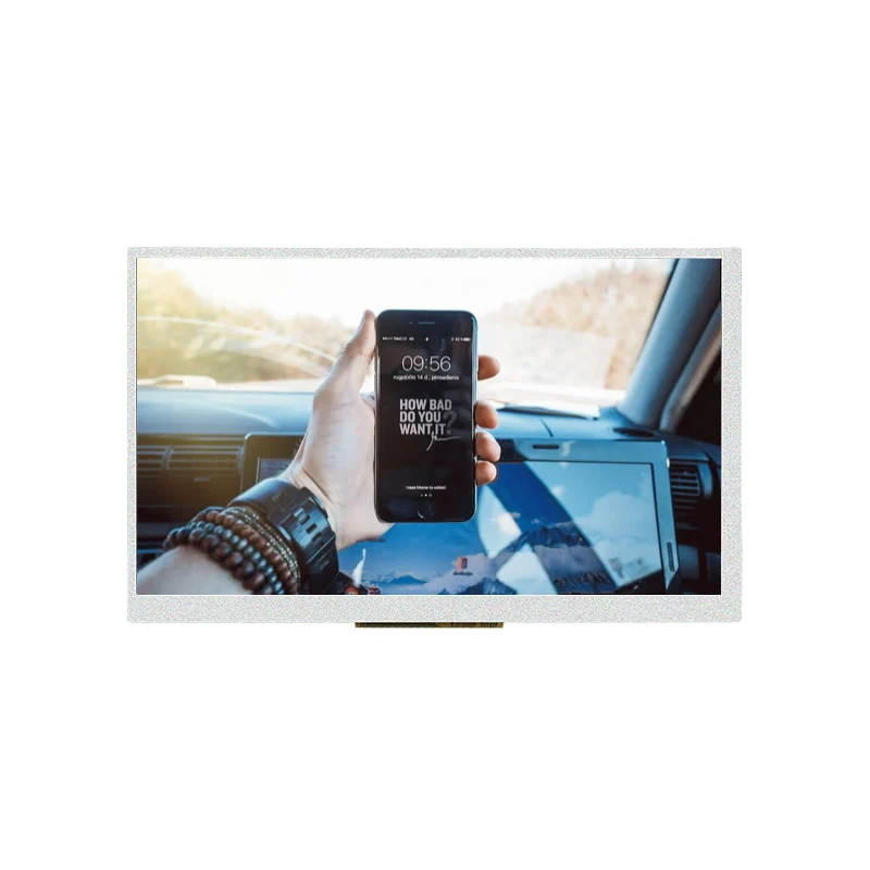 7.0 Zoll Standard-TFT-Display (800 x 480 Pixel) mit hoher Helligkeit, ohne Touchscreen