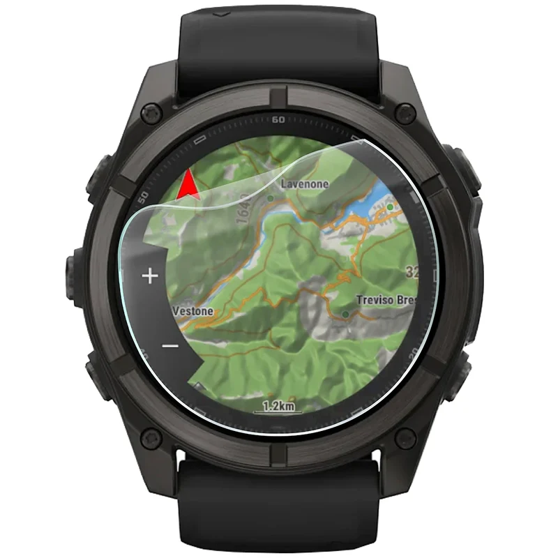 Schutzfolie für den Bildschirm für Garmin Fenix 9 (51 mm), Bizon Watch HydroFlex, 3 Stück
