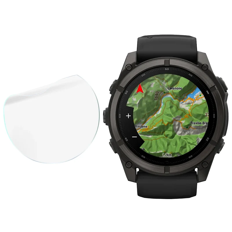 Schutzfolie für den Bildschirm für Garmin Fenix 9 (51 mm), Bizon Watch HydroFlex, 3 Stück