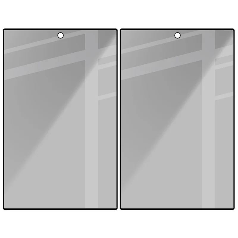 Gehärtetes Glas mit Privatschutzfilter für Galaxy Z Fold8, Bizon Glass Edge Shadow Duo, getönt mit schwarzer Rahmen, 2 Stück