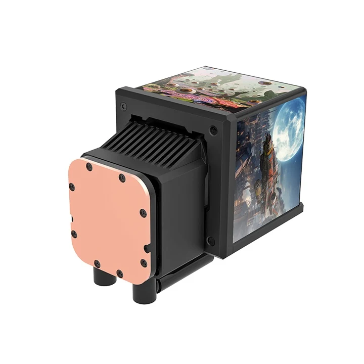 MINECUBE 360 Ultra ARGB AIO Wasserkühlung - Quad-LCD-Cube-Display