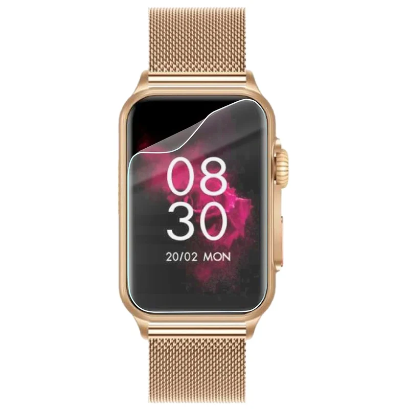 Schutzfolie für den Bildschirm für Vess GE-50, Bizon Watch HydroFlex, 3 Stück