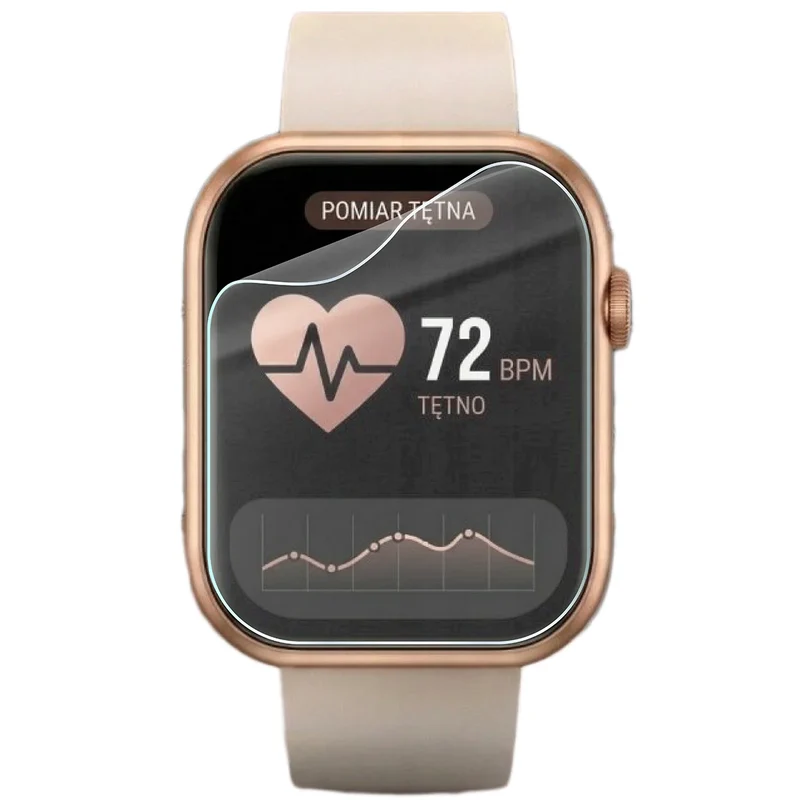 Schutzfolie für den Bildschirm für Vess K7Pro, Bizon Watch HydroFlex, 3 Stück