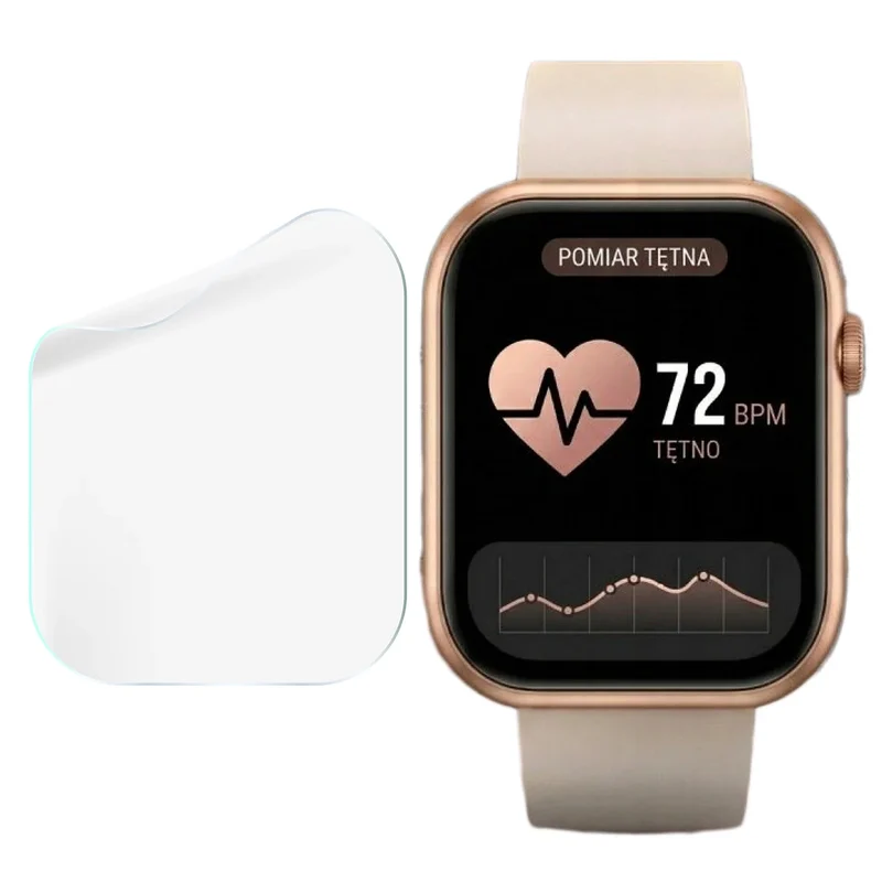 Schutzfolie für den Bildschirm für Vess K7Pro, Bizon Watch HydroFlex, 3 Stück