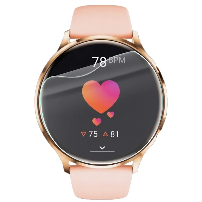 Schutzfolie für den Bildschirm für Vess Q40S, Bizon Watch HydroFlex, 3 Stück