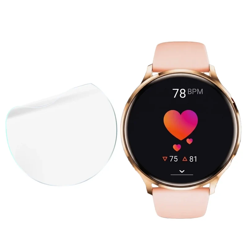 Schutzfolie für den Bildschirm für Vess Q40S, Bizon Watch HydroFlex, 3 Stück