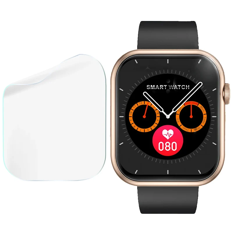 Schutzfolie für den Bildschirm für JG Smart QX7 Pro, Bizon Watch HydroFlex, 3 Stück