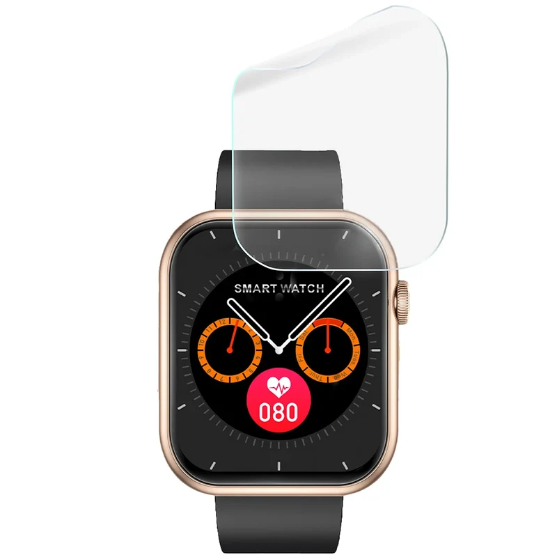 Schutzfolie für den Bildschirm für JG Smart QX7 Pro, Bizon Watch HydroFlex, 3 Stück
