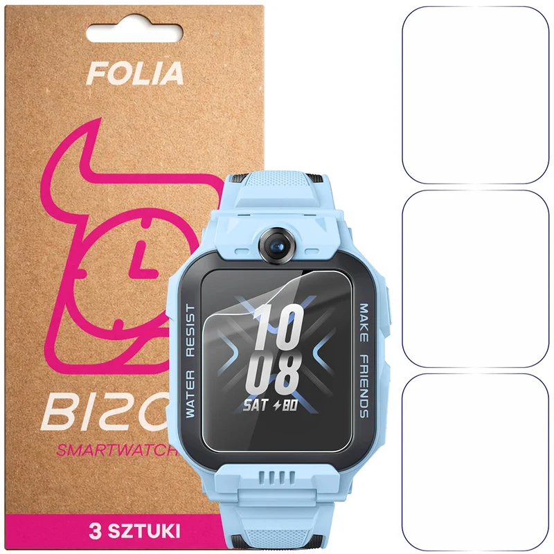 Schutzfolie für den Bildschirm für imoo Z7, Bizon Watch HydroFlex, 3 Stück