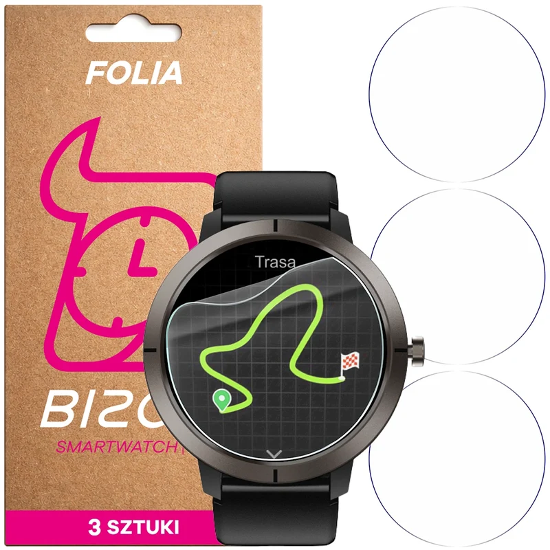 Schutzfolie für den Bildschirm für Nexano NX76 / DM76, Bizon Watch HydroFlex, 3 Stück