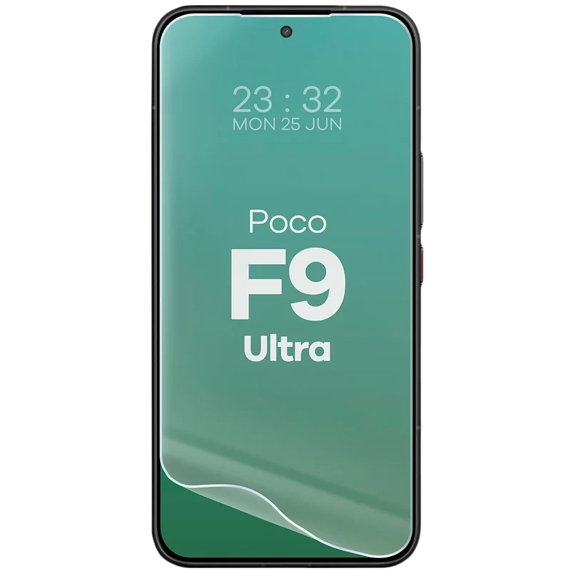 Hydrogel Folie für den Bildschirm für Xiaomi POCO F9 Ultra, Bizon Film Hydrogel Front, 1 Stück
