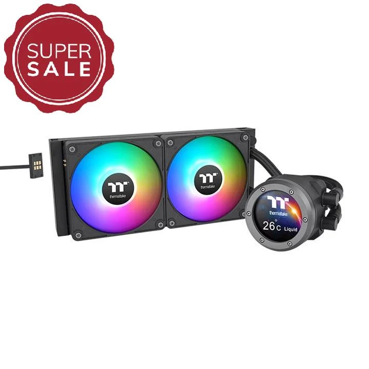 TH240 V2 Ultra EX ARGB AIO Wasserkühlung - LCD-Display