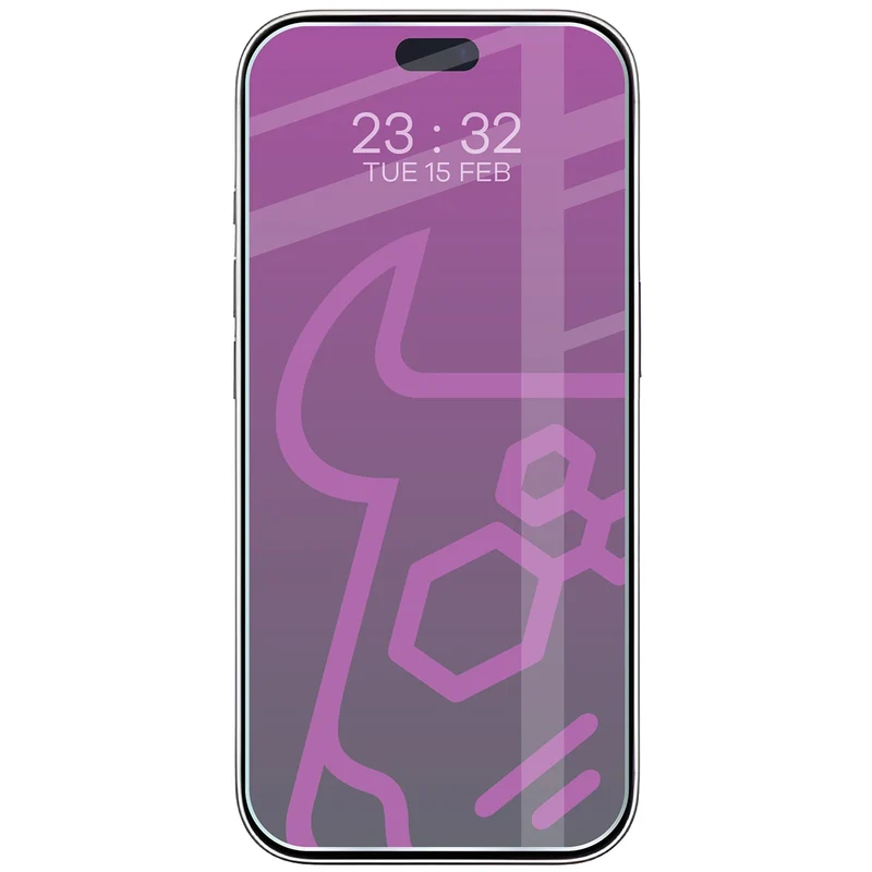 Flexibles Hybridglas für iPhone 18 Pro, Bizon Hybrid Mule Duo, 2 Stück
