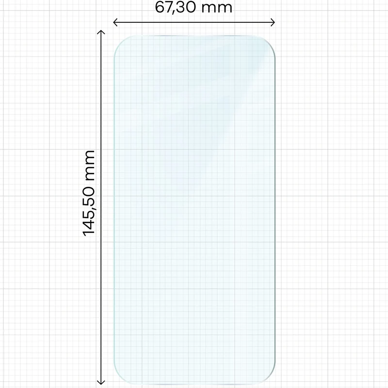 Gehärtetes Glas - 3 Stück + Kameraschutz für iPhone 18 Pro, Bizon Glass Clear Pack