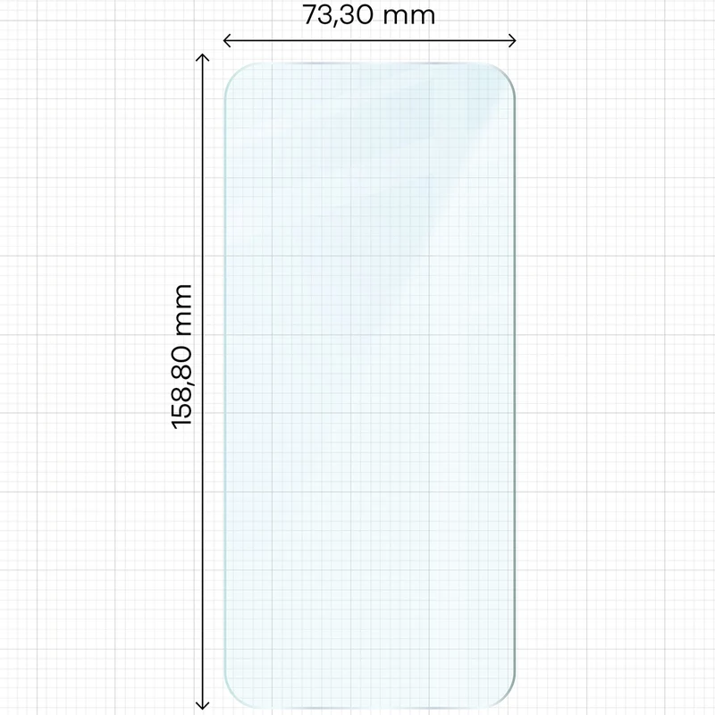 Gehärtetes Glas - 3 Stück + Kameraschutz für iPhone 18 Pro Max, Bizon Glass Clear Pack