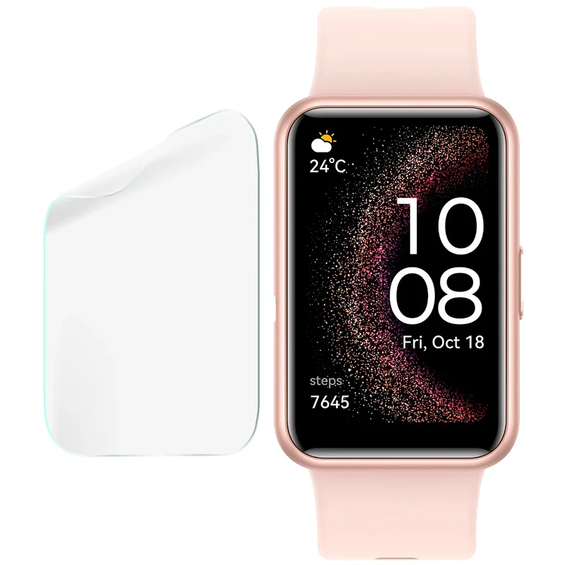 Schutzfolie für den Bildschirm für Huawei Watch Fit SE, Bizon Watch HydroFlex, 3 Stück