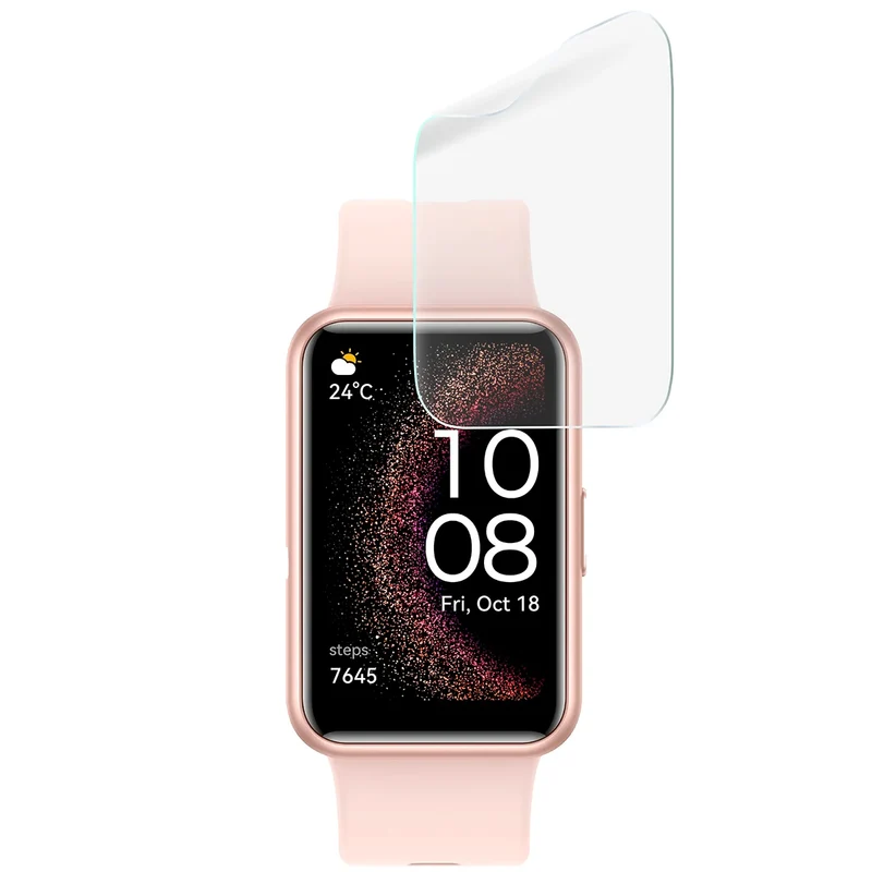 Schutzfolie für den Bildschirm für Huawei Watch Fit SE, Bizon Watch HydroFlex, 3 Stück