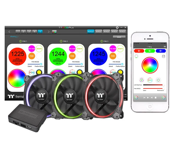 Riing 14 RGB Gehäuselüfter (3-Fan Pack)