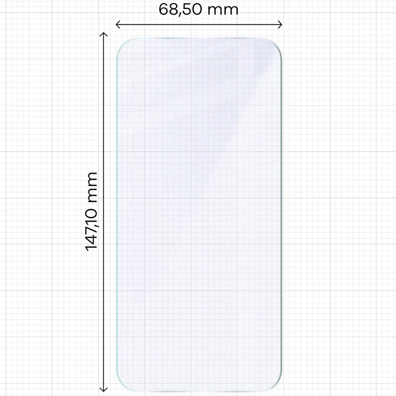 Flexibles Hybridglas für OPPO Reno16, Bizon Hybrid Mule