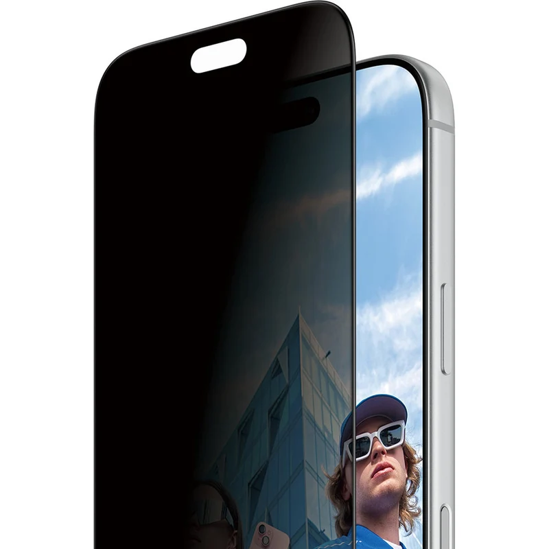 Sichtschutzglas mit Applikator für iPhone 18 Pro, PanzerGlass 2-Way Privacy Ultra-Wide Fit FastFit