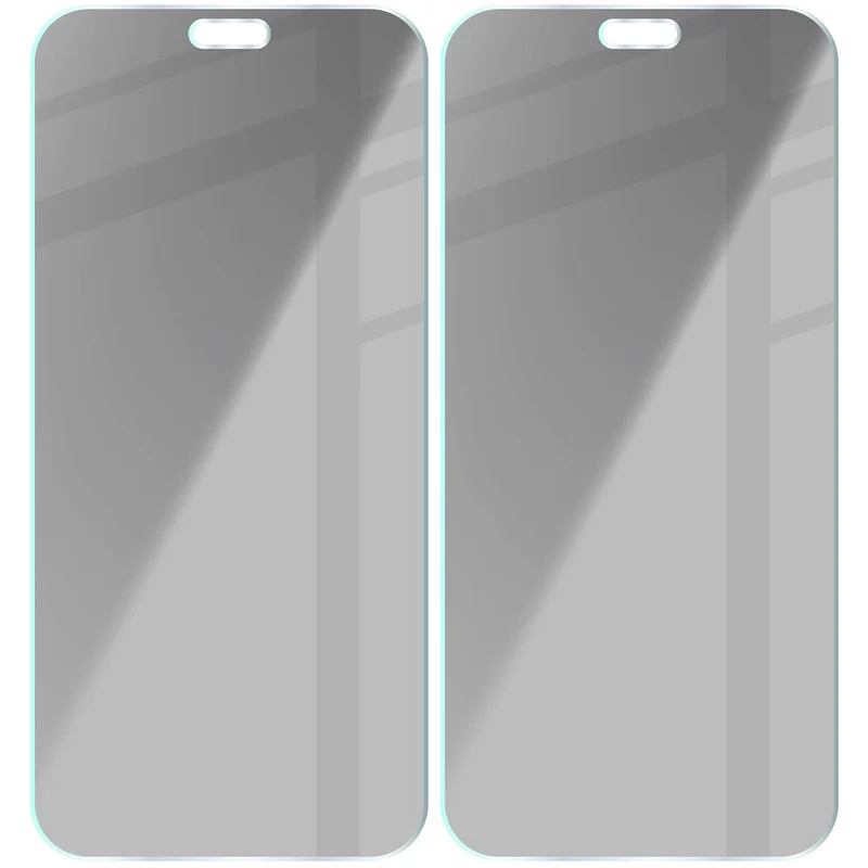 Gehärtetes Glas mit Privatschutzfilter für iPhone 18 Pro Max, Bizon Glass Clear Shadow Duo, getönt, 2 Stück