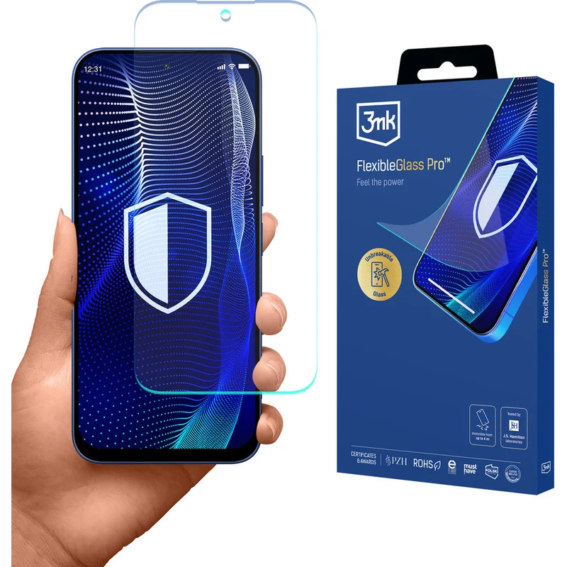 Hybridglas für Xiaomi Redmi 17 4G / 5G, 3mk FlexibleGlass Pro