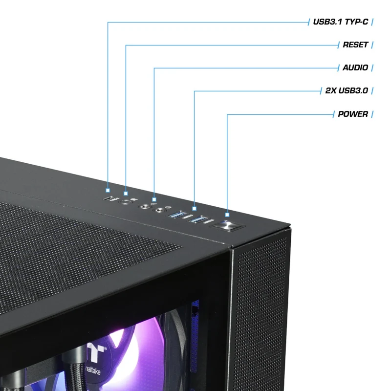 Purple Leviathan RTX 5080 Black LCGS Gaming PC