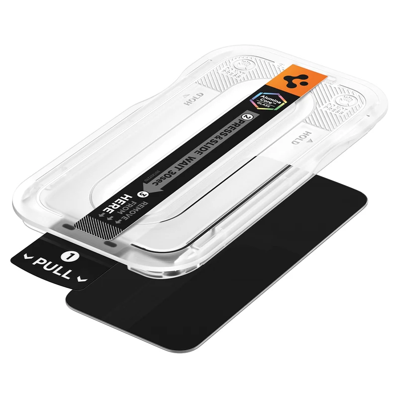 Glas + Applikator für Google Pixel 11 / 10, Spigen Glas.tR EZ Fit Pro (AC) Privacy 2-Pack