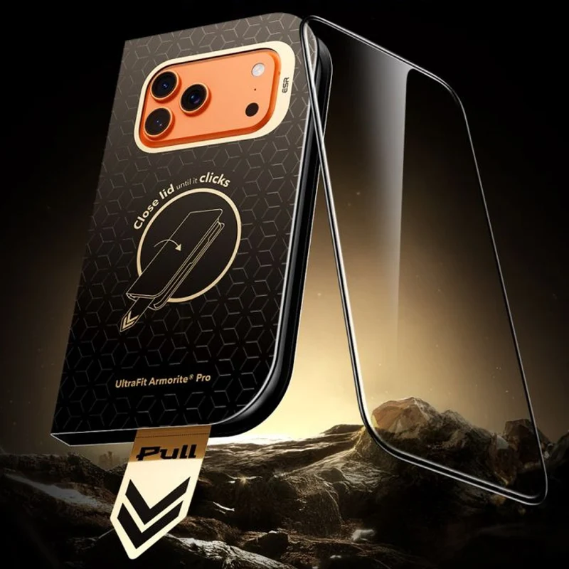 Gehärtetes Glas mit Positionierungsrahmen für iPhone 18 Pro Max / 17 Pro Max, ESR Ultrafit Armorite Pro Tempered Glass