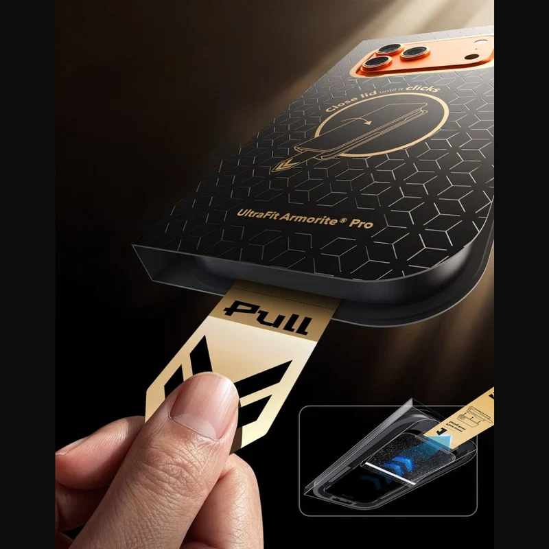 Gehärtetes Glas mit Positionierungsrahmen für iPhone 18 Pro Max / 17 Pro Max, ESR Ultrafit Armorite Pro Tempered Glass