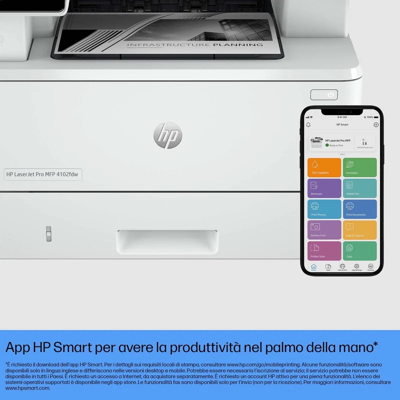 HP LJ PRO MFP 4102FDW FAX 40PM ETH WIFI USB FR 1YW