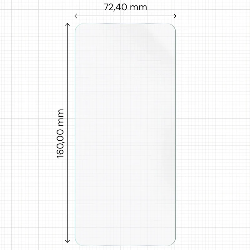Hydrogel Folie für den Bildschirm für Motorola Edge 70 Max, Bizon Film Hydrogel Front, 1 Stück