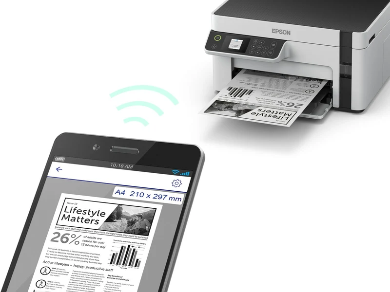 EPSON MULTIFUNZIONE INKJET - ET-M2120 A4 - B/N