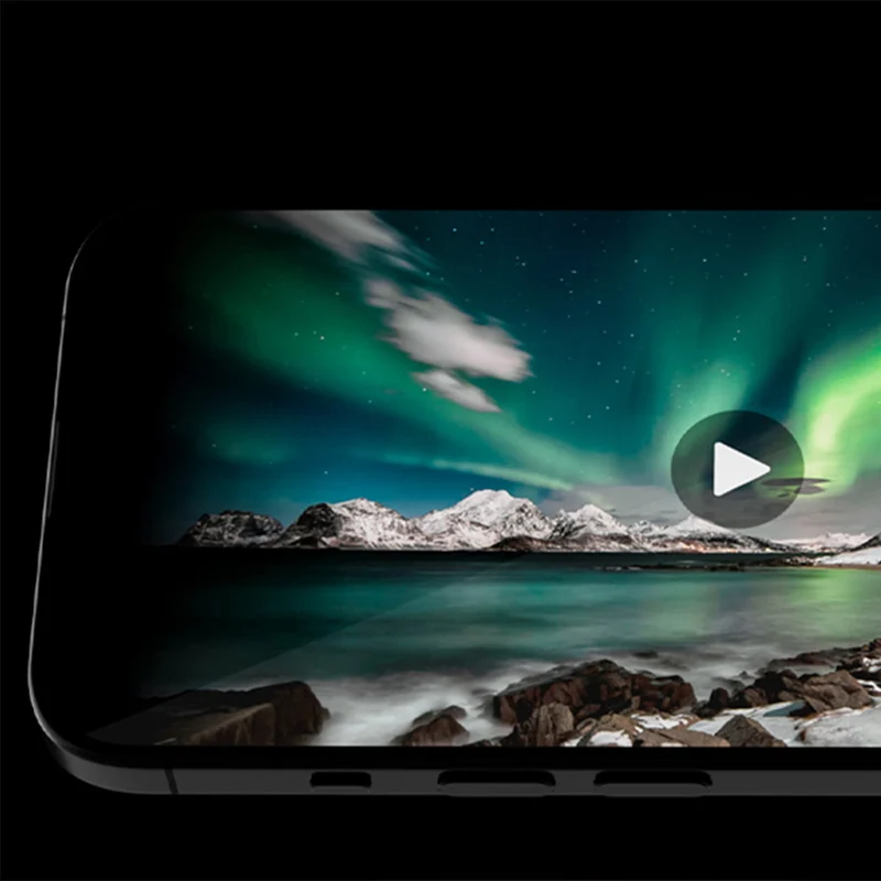 Saphirglas für iPhone 18 Pro Max, Hammer Glass Sapphire Superior, Schwarzer Rahmen